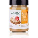 Wefood x 2 Adet Şekersiz Ham Ballı Fıstık Ezmesi 300 gr (Fıstık Parçacıklı) - 600 gr