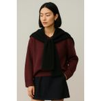 Wega Moda Kare Parçalı Patchwork Atkı - Spor Triko Örme Omuz Atkısı | Unisex Boho Şal - Atkı - Standart - Siyah