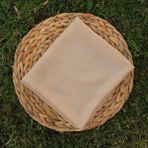 Wega Moda Wega Modadüz Renk Dikişli Tülbent, Oyalık Yazma, Düz India, Tülben, Oyalık Yazma. - 100 x 100 - Bej