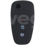 Wegna Depomix Kontak Anahtar Kumanda Koruyucu Kilif Silikon Ford Transit-Mondeo-Focus-Ranger-C Max-S Max Siyah