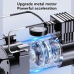 Wehhler Alfa Romeo Junior Ibrida 1.2 Hybrid Edct6 2025-2026 Oto Araç Lastik Şişirme Pompası Hava Kompresörü 12 Volt Çakmaklık Girişli-Çift Motor Tek Piston - Siyah