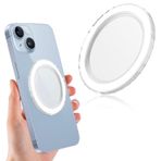 WEHOOM Manyetik taban Popsocket ile uyumlu, mıknatıslı Popsocket, Kindle/telefon tutucu tabanı, hafif ve taşınabilir, mat, şeffaf, Kindle için hareketli telefon tutucu temel