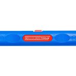 Weicon COAX-STRIPPER No. 2 | Abisolierer koaksiyel kablo | kablo sıyırıcı SAT kablosu ve anten kablosu 4,8 – 7,5 mm Ø | ön ayarları için kesme derinliği için | TÜV | Mavi/Kırmızı |% 100 Made in Germany
