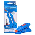 Weicon Duo-Crimp No. 300 | 3 in 1 Abisolierer & kıvırma kerpeteni, | kablo sıyırıcı için Crimpfunktion sıkma kovanları 0,5 – 6 mm² | pensesi kesici | TÜV | Mavi/Kırmızı |% 100 Made in Germany