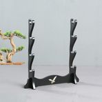 WEII 4 hayvan kılıcı stant-bayra-ekran rafı-mandal askısı Japon Samuray kılıcı Katana,B