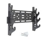 WEII 4 katlı duvar askısı kılıç tutucu Samuray kılıcı sergi standı tutucu askı Katana Wakizashi ve standart ağırlıklar için sağlam/klasik