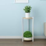 WEII Çiçek standı, masif ahşap, çiçek standı, çok katmanlı ev, oturma odası, balkon, Bonzai depolama rafı, çok amaçlı ev, ahşap, 30 x 70 cm