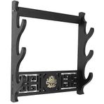 WEII Schwert-Stand-Duvar kılıç rafı klasik metal çıkartmalar ile Japon Samuray kılıç katana Wakizashi için
