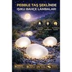 Weisre Solar Güneş Enerjili Bahçe Lambası | Taş Tasarım Dekoratif Dış Mekan Aydınlatma