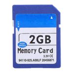 Weiyiroty Küçük ve taşınabilir SD kart, güçlü hafıza kartı, yüksek hızlı bellek kartı, MP3, MP4 SLR (2g) için