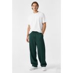 Wekame Erkek Baggy Oversize 3 Iplik Bol Paça Mevsimlik Eşofman - Haki