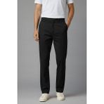 Wekame Erkek Regular Fit Rahat Kesim Keten Pantolon - Siyah - 33