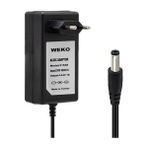Weko 14.4 Volt - 1 Amper 5.5*2.5 Uçlu Plastik Işıklı Kasa Priz Tip Adaptör