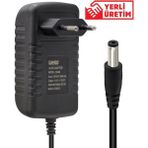 Weko 14.4 Volt - 2 Amper 5.5*2.5 Uçlu Kırmızı Yeşil Ledli Yerli Üretim Akü Şarj Cihazı - Siyah