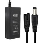 Weko 24 Volt - 2 Amper Plastik Kasa Masaüstü Adaptör 5.5 x 2.5 Uç - Siyah - Seçeneksiz