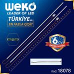 Weko 32'' CY-32C-60D 15C4B 35.7 cm 60 Ledli Universal Tv E-Led Takımı