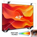 Weko Wk-29925 43" Mavi Işık Filtreli Tv Ekran Koruyucu Darbeye Dayanıklı 2Mm Optik Difüzörlü