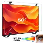 Weko Wk-29926 50" Mavi Işık Filtreli Tv Ekran Koruyucu Darbeye Dayanıklı 2Mm Optik Difüzörlü