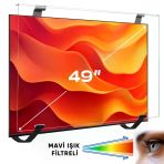 Weko Wk-29931 49" Mavi Işık Filtreli Tv Ekran Koruyucu Darbeye Dayanıklı 2Mm Optik Difüzörlü
