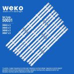 Weko WKSET-5031 42 ROW2.1 12 Adet TV Led Bar