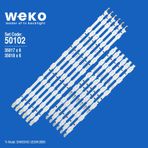 Weko Wkset 5102 35017x6-35018x6 Samsung 50 inç TV Bar Led Takımı