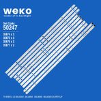 Weko Wkset 5247 5874x3-35875x3-35876x2-35877x2 LG 60 inç TV Bar Led Takımı