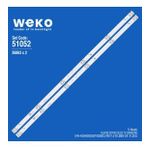 Weko WKSET-6052 36863X2 CRH-K32K6003030T02066CJ-REV1.5 W LB800 DX 2 Adet TV Led Bar