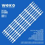 Weko Wkset 6095 36890x4-36891x4 Arçelik 65 inç TV Bar Led Takımı