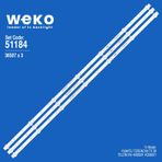 Weko Wkset 6184 36507x3 Yumatu 39 inç TV Bar Led Takımı