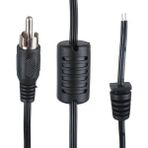 Weko Yerli Üretim 1.2 Metre Tos Rca Konnektörlü Uydu Santralleri Için Yedek Adaptör Kablosu - Siyah