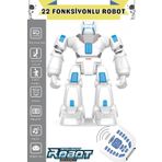 welcomein Oyuncak 2.4 GHz Uzaktan Kumandalı 22 Fonksiyonlu Dans Eden Sesli Işıklı Müzikli Ninni Söyleyen Robot