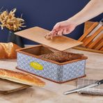 welcomein Özel Tasarım Doğal Ahşap Ekmeklik Sepeti Lüks Ekmeklik Kutusu Çok Amaçlı Kutu Mutfak Kitchen Bread (Amalfi)