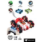 welcomein Uzaktan Kumandalı Full Fonksiyon Şarjlı Stunt Drift ve Akrobat Araba 360 Derece Dönen Stunt Araba +3