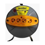 Welder Makaralı Uzatma Kablo 3x2,5 Kablo 20 Metre - Siyah