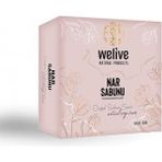 Welive Aktif Karbon Sabun - Çörekotu Sabun - Keçi Sütü Sabun - Nar Çiçeği Sabun - Pirinç Sabun 5x125 gr