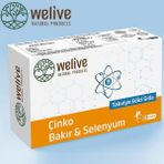 Welive Çinko & Bakır & Selenyum Takviye Edici Gıda 30 Cap