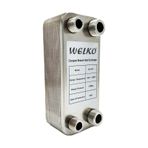 Welko EL30C-12 Plaka Kaynaklı Plakalı Isı Eşanjör Bağlantı 3/4- 1/2 Kapasite 185 Litre/saat