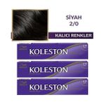 Wella 2/0 Siyah 3x50 ml Saç Boyası