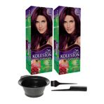 Wella 2’li Koleston Naturals 3/66 Kızıl Kestane Kalıcı Krem Saç Boyama Seti 7681355411456