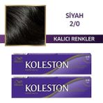 Wella Koleston 2/0 Siyah 50 ml Krem Tüp Saç Boya
