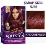 Wella Koleston 5/66 Şarap Kızılı Krem Saç Boyası 99 ml Canlı Renkler ve Amonyaklı Formül