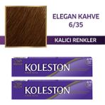 Wella Koleston 6/35 Elegan Kahve 2 Adet Single Tüp Saç Boyası