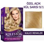Wella Koleston 9/1 Açık Kül Sarısı Krem Saç Boyası 99 ml Kalıcı Nemlendirme Etkisiyle