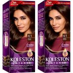Wella Koleston Intense 4/1 Küllü Kahve Saç Boyası 2x 100% Beyaz Kapatma ve Yoğun Renk