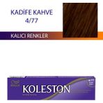 Wella Koleston Kadife Kahve 4/77 Kalıcı Tüp Saç Boyası 60 ml Parlak Renkler ve Yüksek Beyaz Kapatma - Tek renk