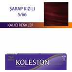 Wella Koleston Kalıcı Tüp Saç Boyası Şarap Kızılı 5/66 60 ml Canlı Renkler ve Kolay Uygulama
