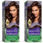 Wella Koleston Naturals Kahve 4/0 Krem Saç Boyası 99 ml Amonyaklı Yoğun Renk Etkisi