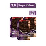 Wella Koleston Supreme Kit Saç Boyası 3/0 Koyu Kahve X3 Adet