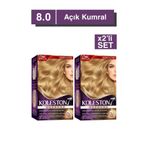 Wella Koleston Supreme Kit Saç Boyası 8/0 Açık Kumral X2 Adet