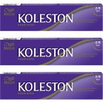 Wella Koleston Tüp Boya 50 ml - 2.0 Siyah 3 Adet - 2.0 3 Adet